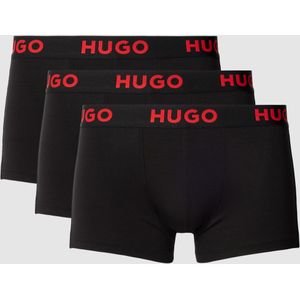 Boxershort met elastische band met logo in een set van 3 stuks