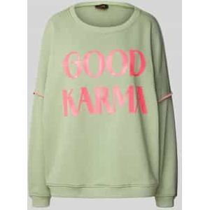 Oversized sweatshirt met statementprint