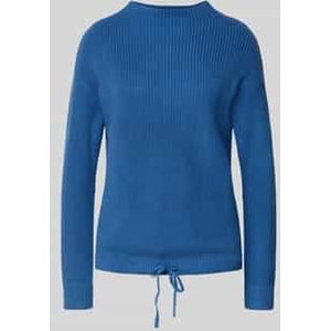 Gebreide pullover met ribboorden