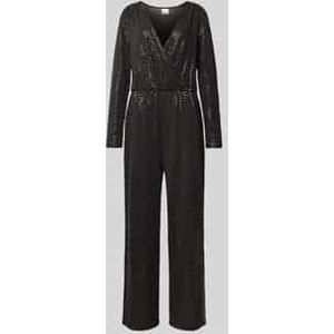 ICHI - NELENIA - Jumpsuit - Met V-hals - Los Model - Met Pailletten