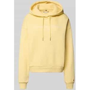 TOMMY HILFIGER - Sweatshirt - Pasteelgeel - Capuchon met Trekkoord