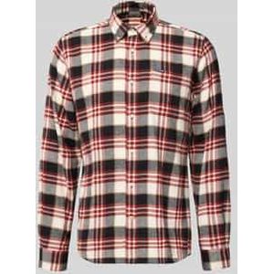 Slim fit vrijetijdsoverhemd van puur katoen