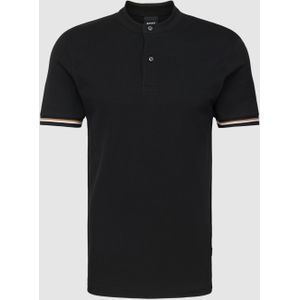 Slim fit poloshirt met opstaande kraag, model 'Polloni'