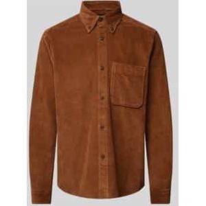 Regular fit overhemdjack met button-downkraag, model 'Nero'