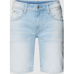 Korte jeans in 5-pocketmodel, model 'POPPY'