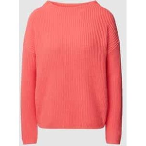 Gebreide pullover met boothals, model 'Parto'