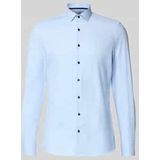 OLYMP - Level Five 24/Seven - Overhemd - Bleu - Body Fit - Modern Kent