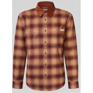 Slim fit overhemdjack met borstzakken