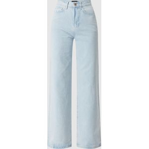 Wide leg high waist jeans met lyocell, model 'Flikka'