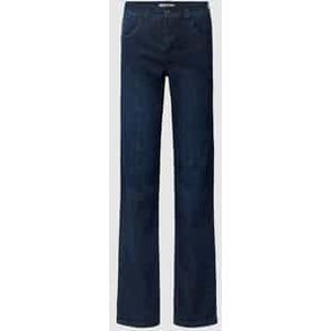 Straight fit jeans met steekzakken, model 'Dolly'