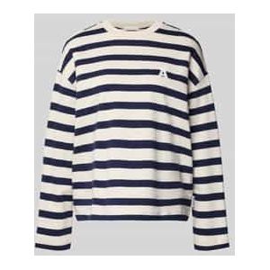 Armedangels - Frankaa - Sweatshirt - Oversized Pasvorm - Ronde Hals - Gestreept