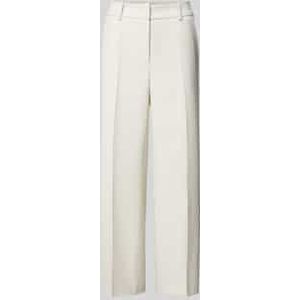 Straight leg stoffen broek met verkort model, model 'CALIFORNIA'