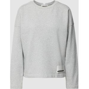 Sweatshirt met labelpatch, model 'KAASIA'