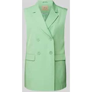 Blazervest met reverskraag