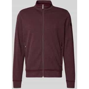 Sweatjack met opstaande kraag