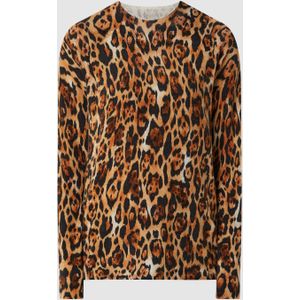 Pullover met luipaardmotief