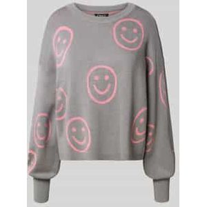 Regular fit gebreide pullover van viscosemix, model 'MONTANA'