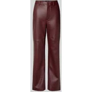 Broek in leerlook, model 'KARSON'