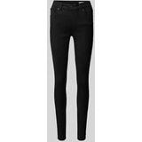 VERO MODA Mid Waist Skinny Jeans VMLUX Stay Black