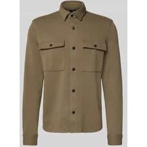 Overhemdjack met drukknoopsluiting