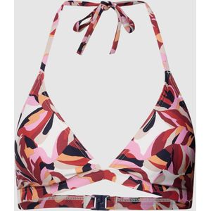 ESPRIT Women Beach Voorgevormde Triangel Bikinitop Rood/Roze/Blauw