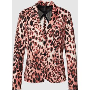 Blazer met all-over motief