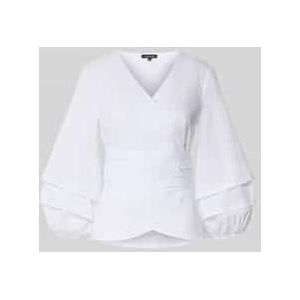 Wikkelblouse met 3/4-mouwen