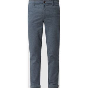 Slim fit chino met stretch, model 'Marco'