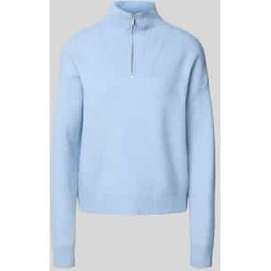 pieces - PCOREE LS HALF ZIP KNIT - Schipperstrui - Cashmere blue