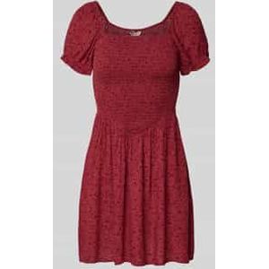 Onl30 - Korte Jurk - Regular Fit - Gesmokt Detail - Vierkante Hals