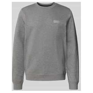 Regular fit sweatshirt van puur katoen