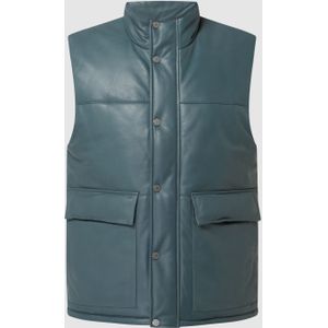 Gilet van schapenleer, model 'Pekka' - gewatteerd