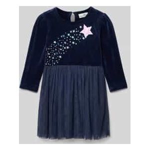 happy girls - Fluwelen Jurk - Navy - Cocktailjurken