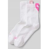 PUMA Heart Sokken - Roze/Wit - Set van 2