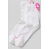 PUMA Heart Sokken - Roze/Wit - Set van 2