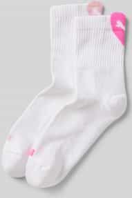 PUMA Heart Sokken - Roze/Wit - Set van 2