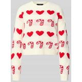 Vero Moda - CANDYHEARTS - Kersttrui - Regular Fit - Ronde Hals