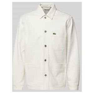 Relaxed fit overhemdjack met steekzakken