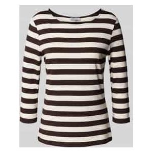 Shirt met 3/4-mouwen en ronde hals