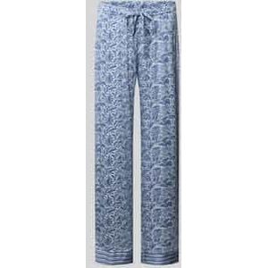 Relaxed fit pyjamabroek van viscosemix, model 'Janet'