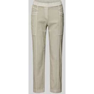 Slim fit joggingbroek met verkort model, model 'Sue'