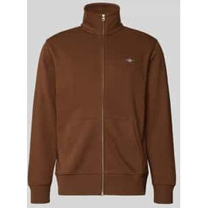 Sweatjack met labelstitching