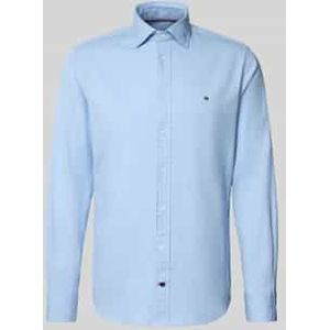 Regular fit zakelijk overhemd van katoenmix