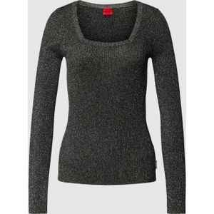 Gebreide pullover met glitterlook, model 'Sunessyn'