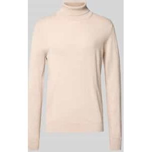 Pullover van wolmix met col