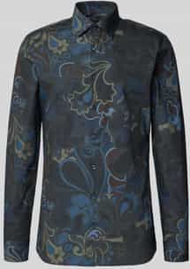 OLYMP - No. Six - Overhemd - Olijfgroen - Super Slim Fit - New York Kent