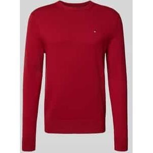 Tommy Hilfiger - PIMA ORG CTN CASHMERE CREW NECK - Trui - Regatta Red - Lange Mouwen
