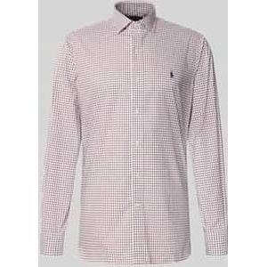 Regular fit zakelijk overhemd met kentkraag