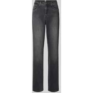 Straight fit jeans met steekzakken, model 'CAROLA THERMO'