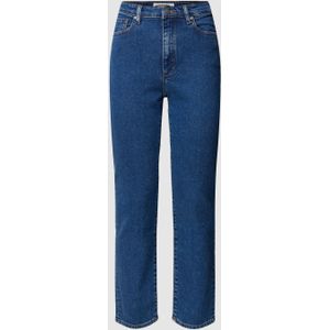 Slim fit jeans met labelpatch, model 'LEJAANI'